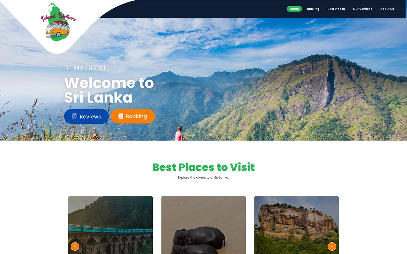 susil-driver-paradise.com – tourism driver and tour website designed and built in WordPress by Pasindu Dias